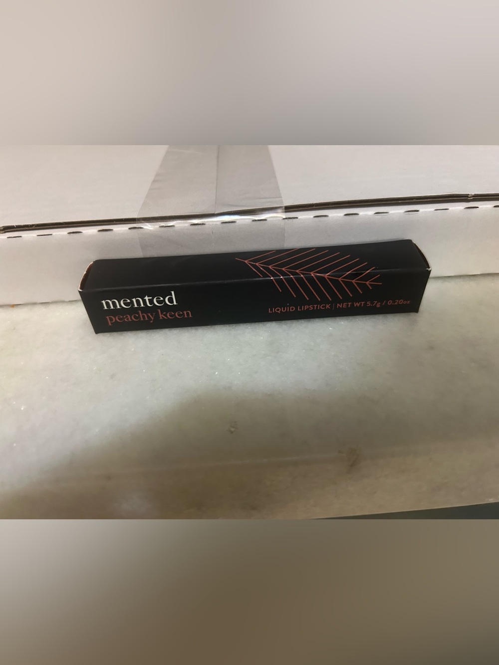 Mented Cosmetics Liquid Lipstick shade Peachy Keen. 0.20 oz (5.7g)